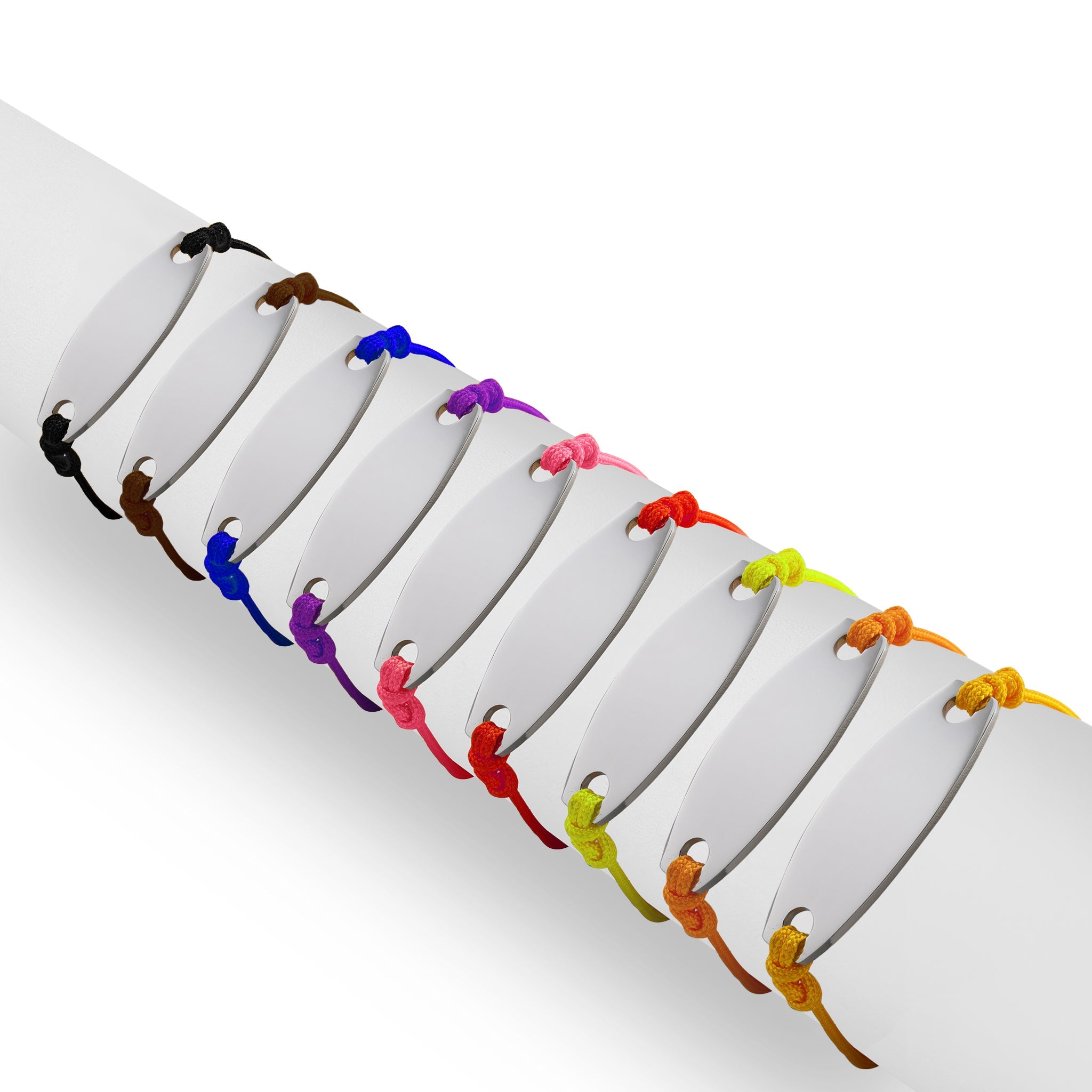 Engravable Oval ID Friendship Bracelet