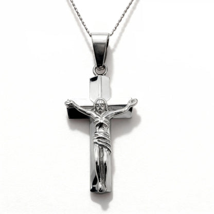 Stainless Steel Crucifix Cross Pendant
