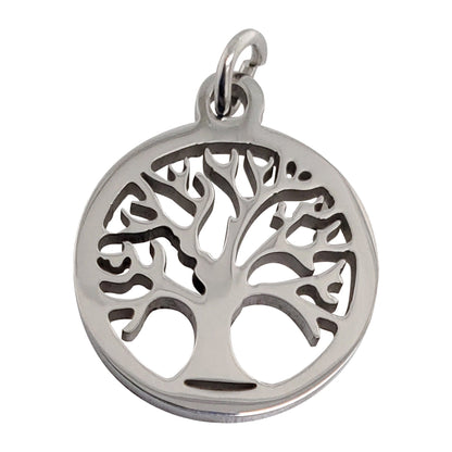 18K Gold PVD Coated Stainless Steel Tree of Life Charm