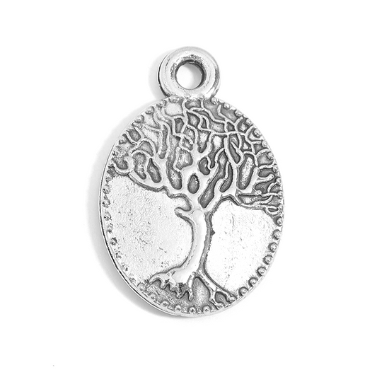 Oval Tree Charm