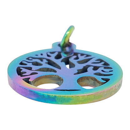 18K Gold PVD Coated Stainless Steel Tree of Life Charm