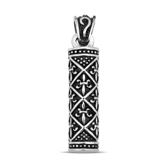 Fleur de Lis Stainless Steel Pendant