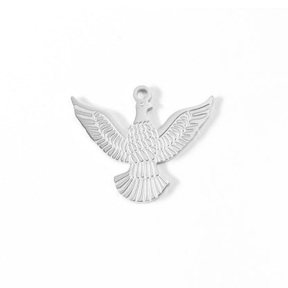 18K Gold PVD Stainless Steel Eagle Charm