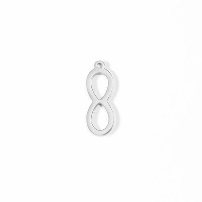18K Gold PVD Stainless Steel Infinity Charm