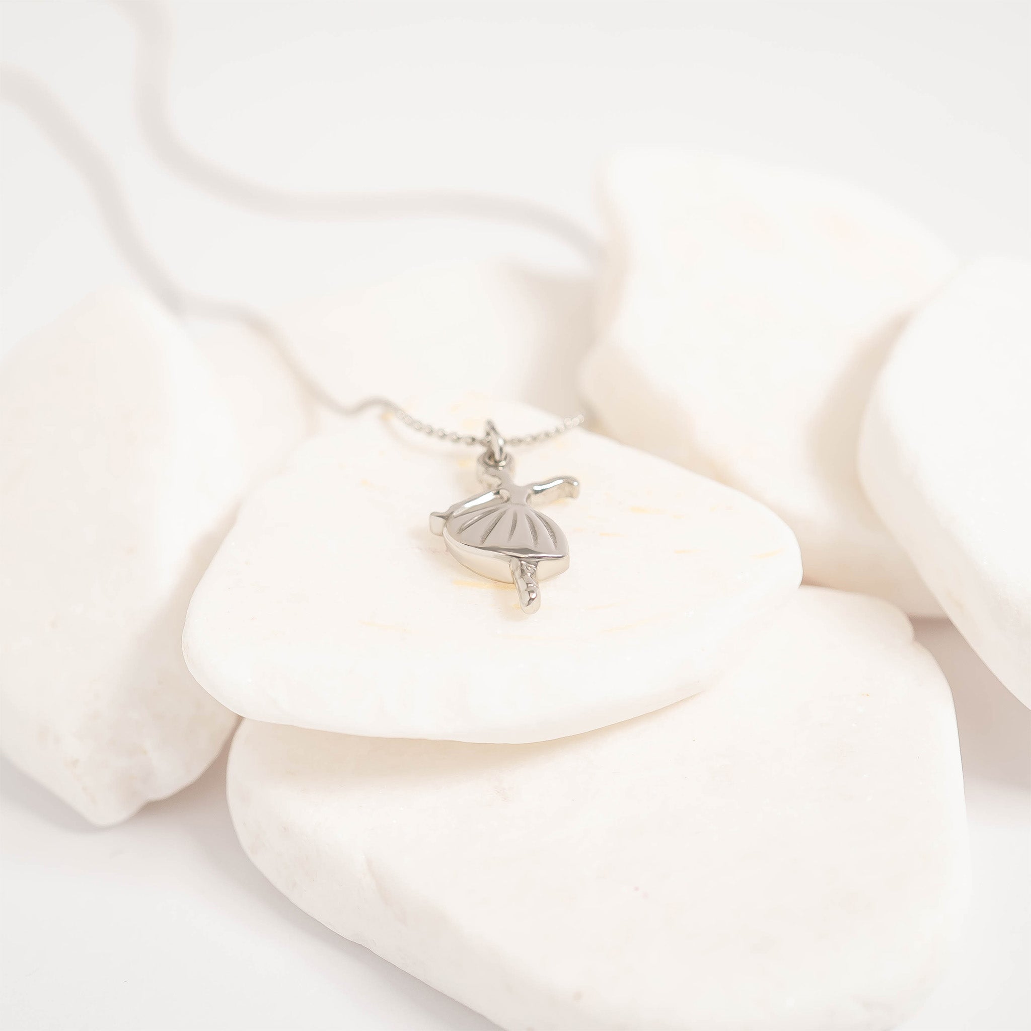 18K Gold PVD Stainless Steel Ballerina Charm