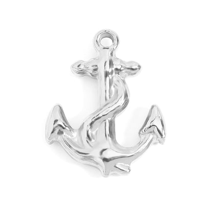 18K Gold PVD Stainless Steel Anchor Charm