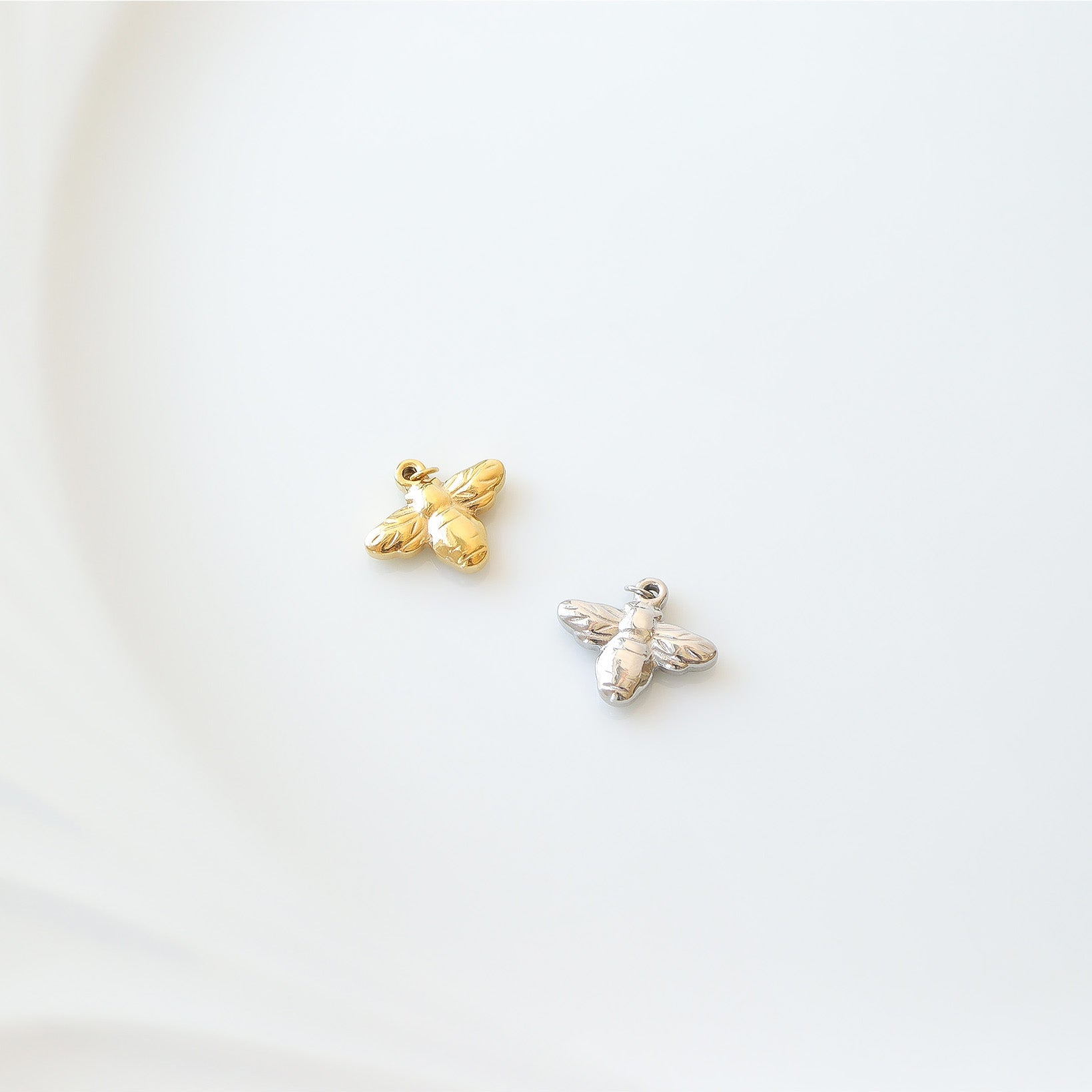 18K Gold PVD Stainless Steel Garden Charm Set