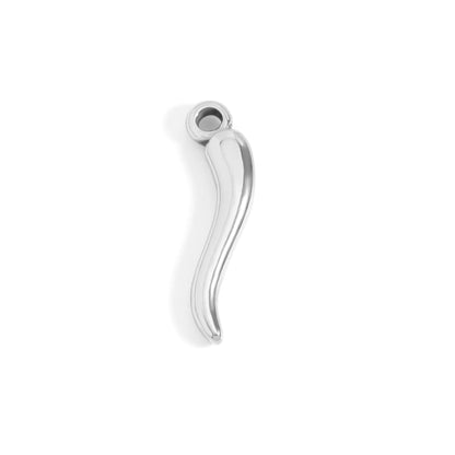 18K Gold PVD Stainless Steel Italian Horn Charm