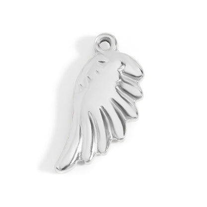 18K Gold PVD Stainless Steel Small Angel Wing Charm