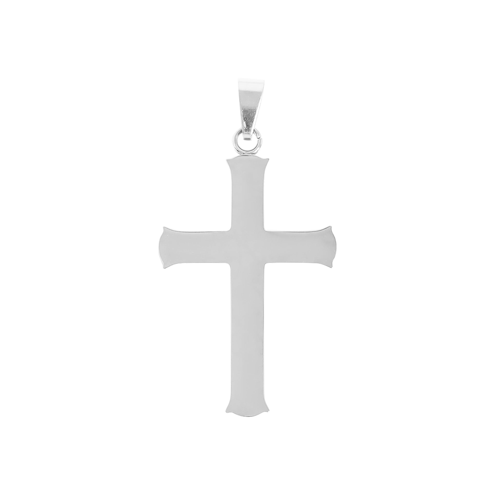 18K Gold PVD Stainless Steel Cross Pendant