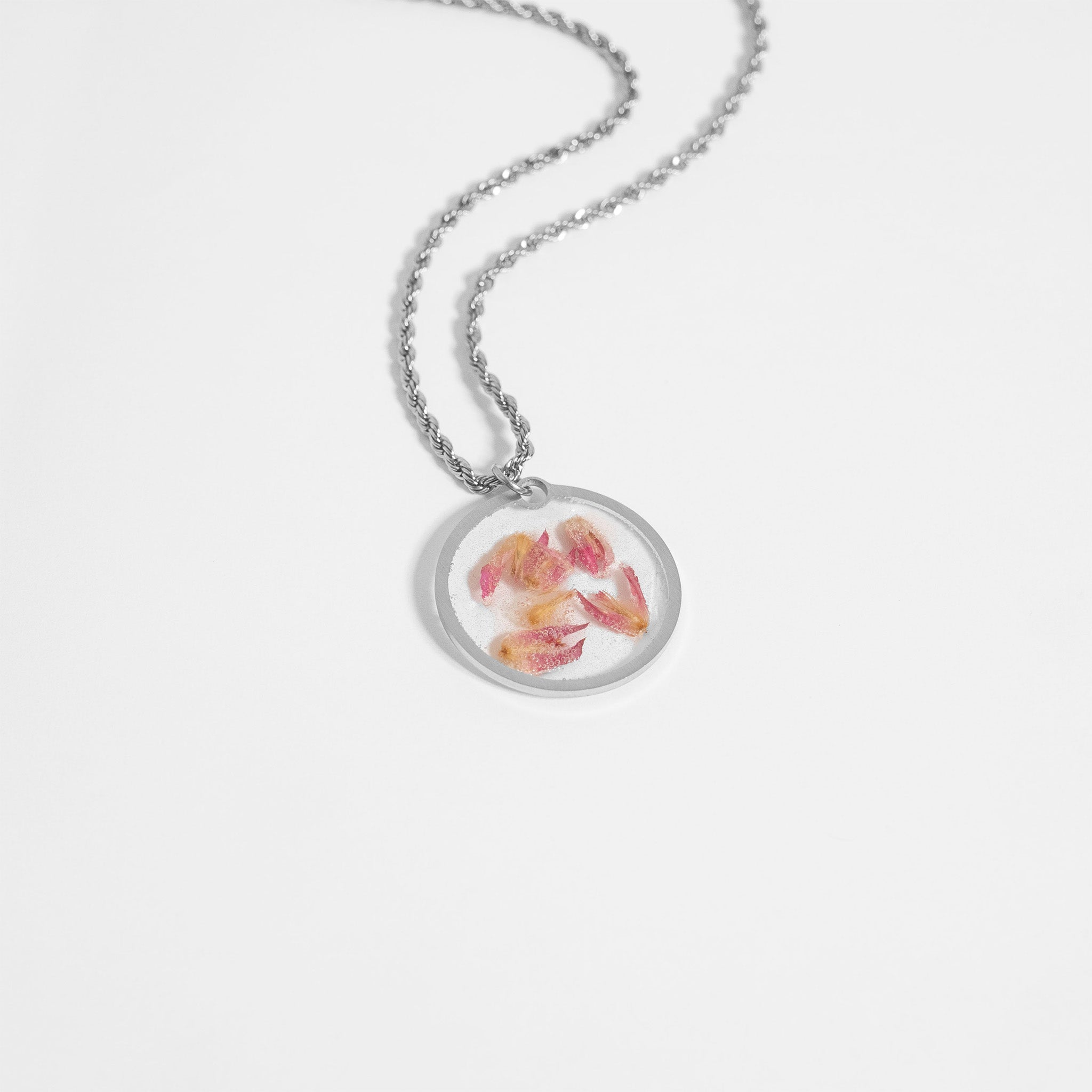 Stainless Steel Open Back Circle Bezel Pendant