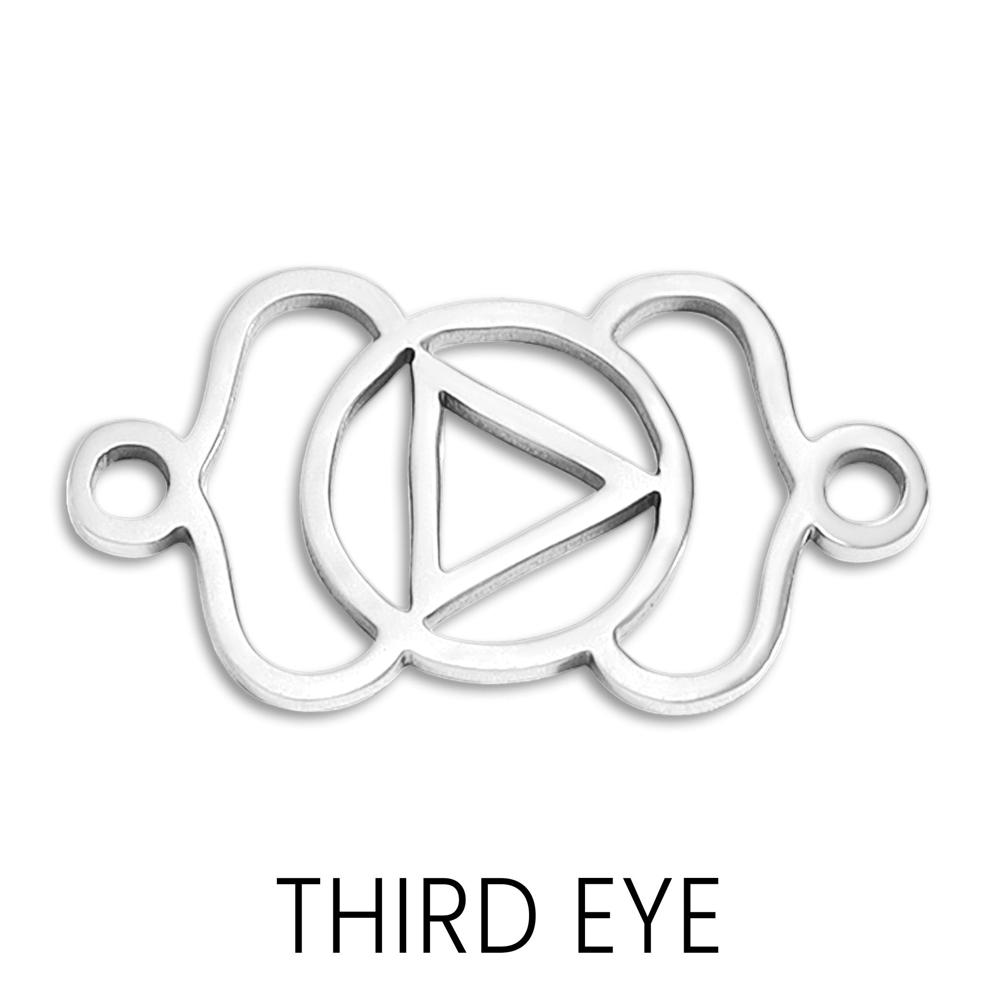 18K Gold Stainless Steel Chakra Connector Charm