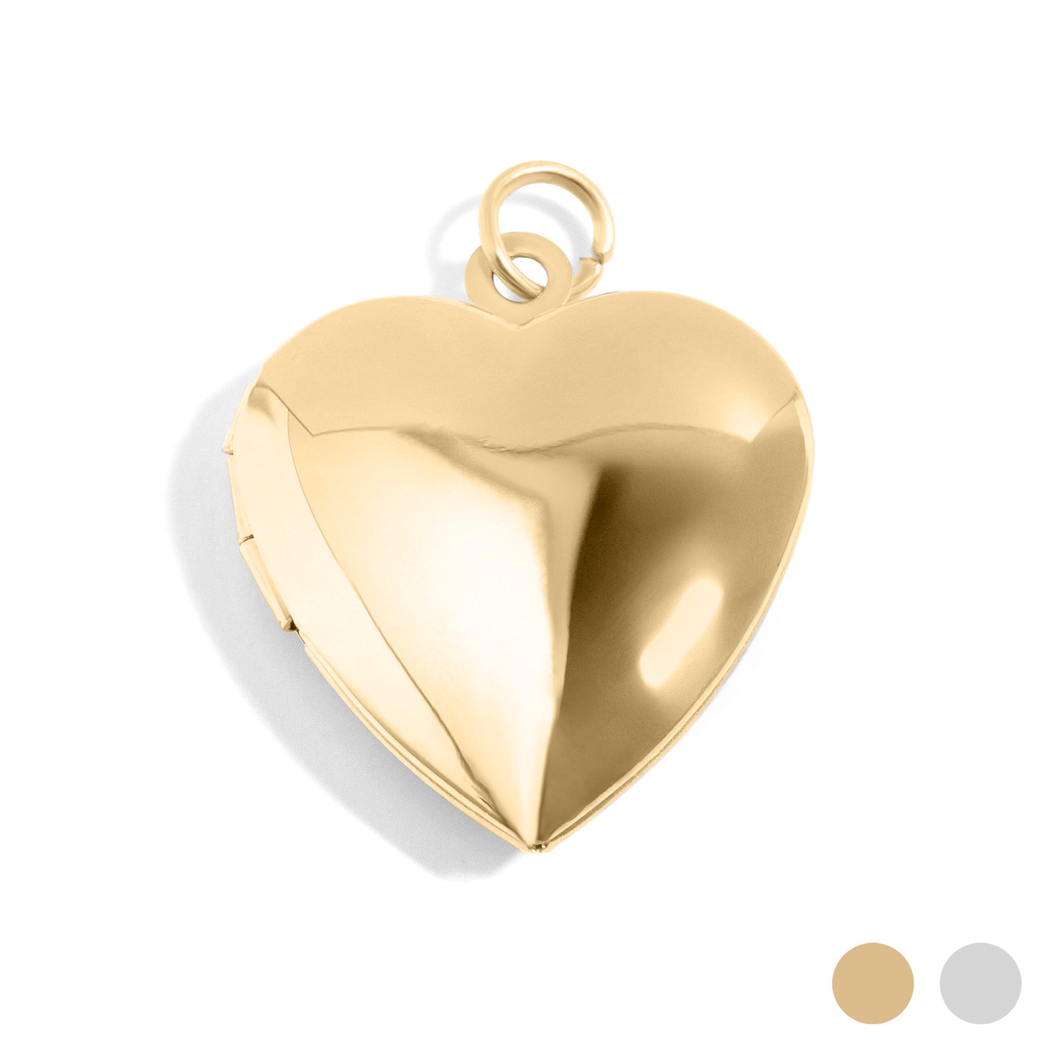 18K Gold PVD Stainless Steel Heart Locket
