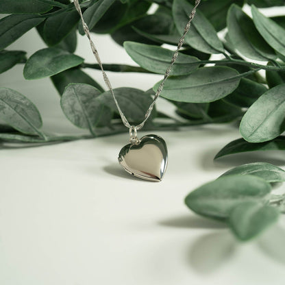 18K Gold PVD Stainless Steel Heart Locket
