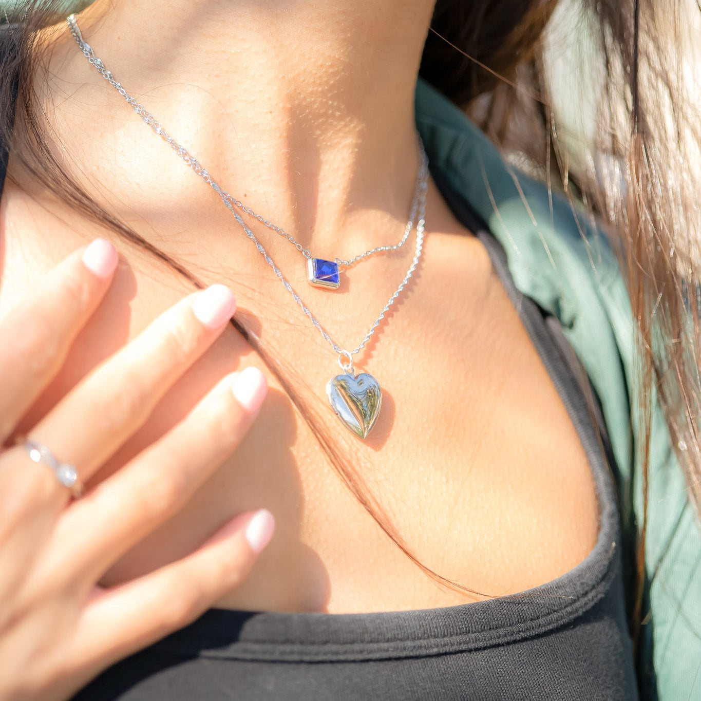 18K Gold PVD Stainless Steel Heart Locket