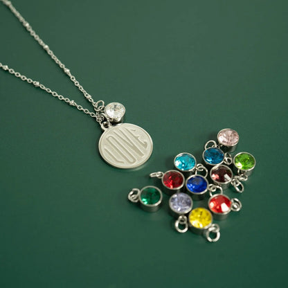 18K Gold PVD Stainless Steel Round Love Charm