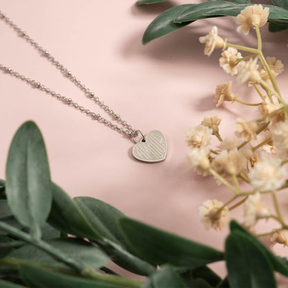 18K Gold PVD Stainless Steel Heart Amour Charm