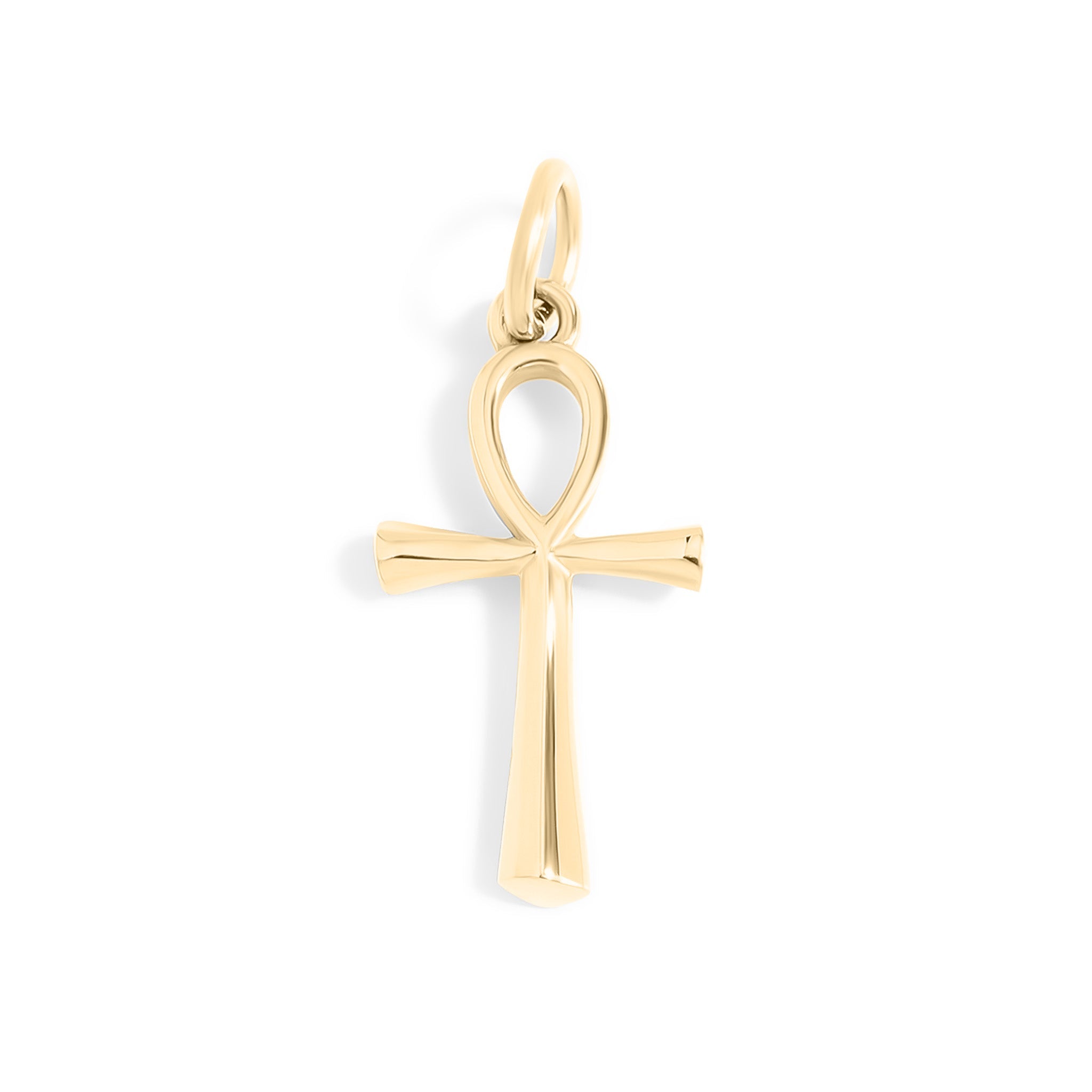 18K Gold PVD Stainless Steel Small Ankh Charm