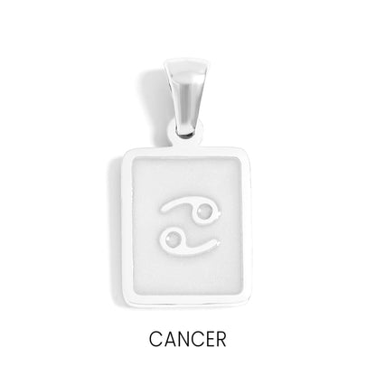 18K Gold PVD Zodiac Card Pendants