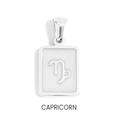 18K Gold PVD Zodiac Card Pendants