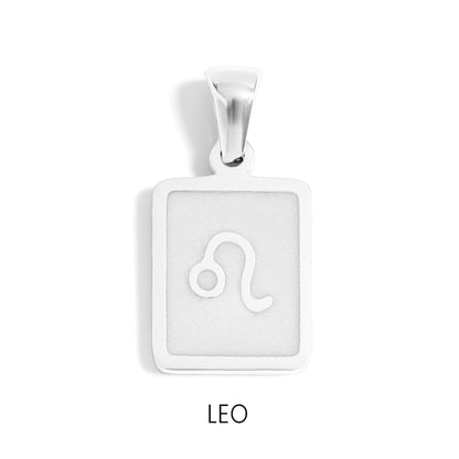 18K Gold PVD Zodiac Card Pendants