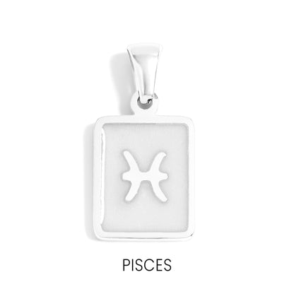 18K Gold PVD Zodiac Card Pendants