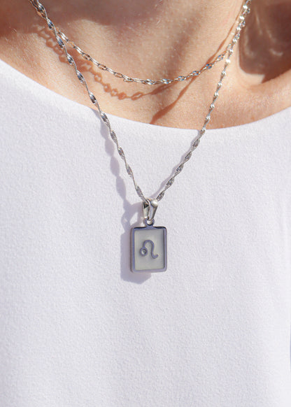 18K Gold PVD Zodiac Card Pendants