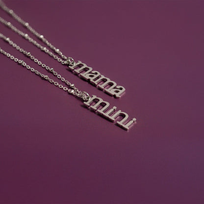 18K Gold PVD Stainless Steel Mama Charm
