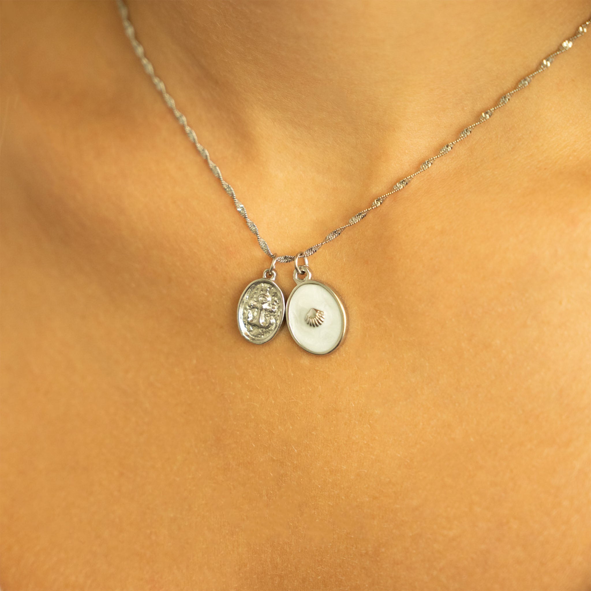 18K Gold PVD Stainless Steel Anchor Pendant
