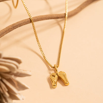 18K Gold PVD Stainless Steel Pinky Promise Charm