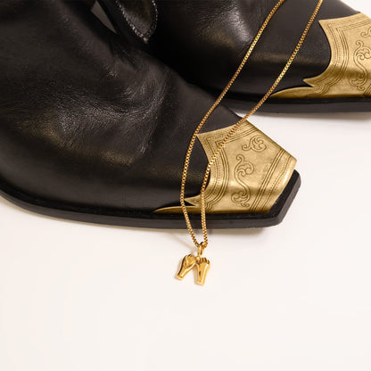 18K Gold PVD Stainless Steel Pinky Promise Charm