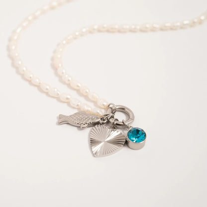 18K Gold PVD Stainless Steel Fish Charm