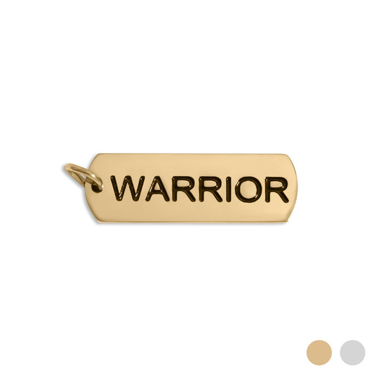 18K Gold PVD Stainless Steel Warrior Charm