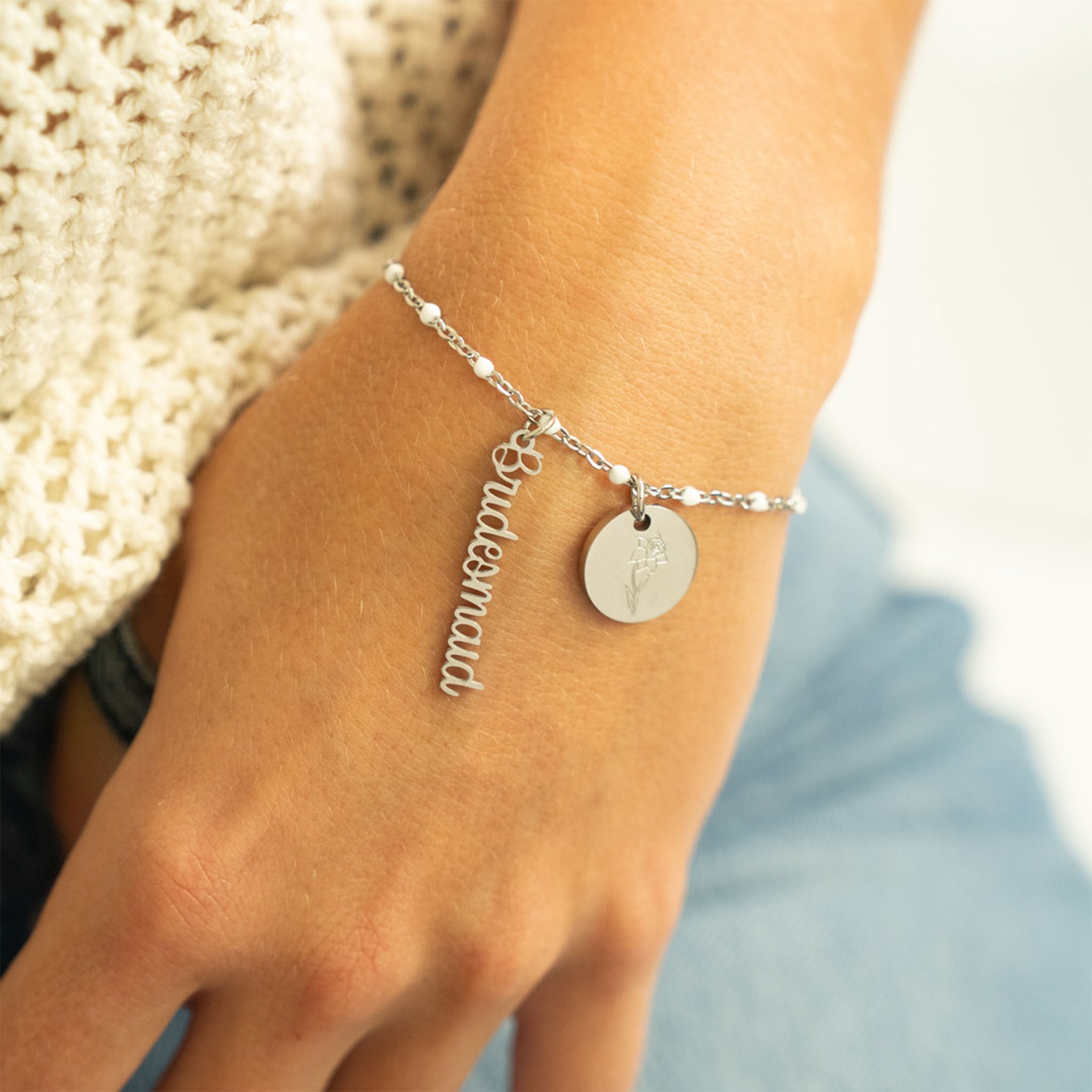 18K Gold PVD Stainless Steel Bridesmaid Charm