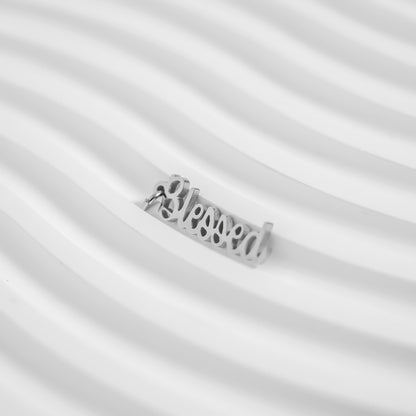 18K Gold PVD Stainless Steel Blessed Charm