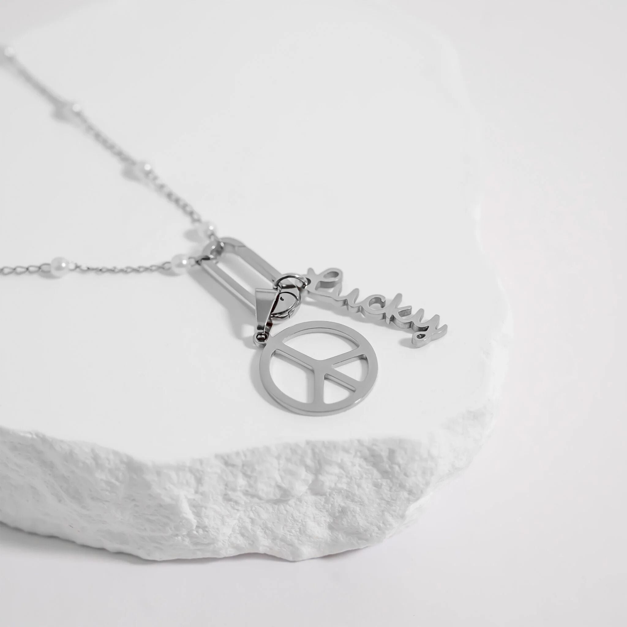18K Gold PVD Stainless Steel Charm Clasp
