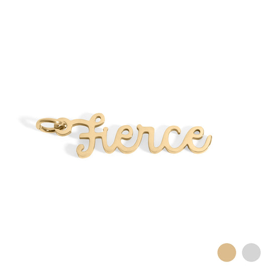 18K Gold Stainless Steel Fierce Charm