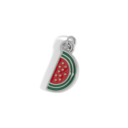 18K Gold Stainless Steel Watermelon Charm