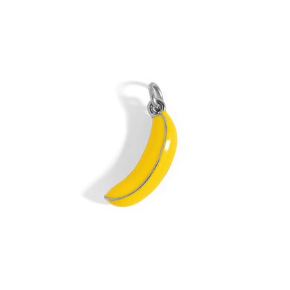 18K Gold Stainless Steel Banana Charm