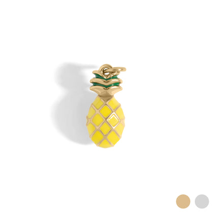 18K Gold Stainless Steel Pineapple Charm