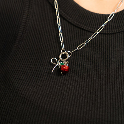 18K Gold Stainless Steel Apple Charm