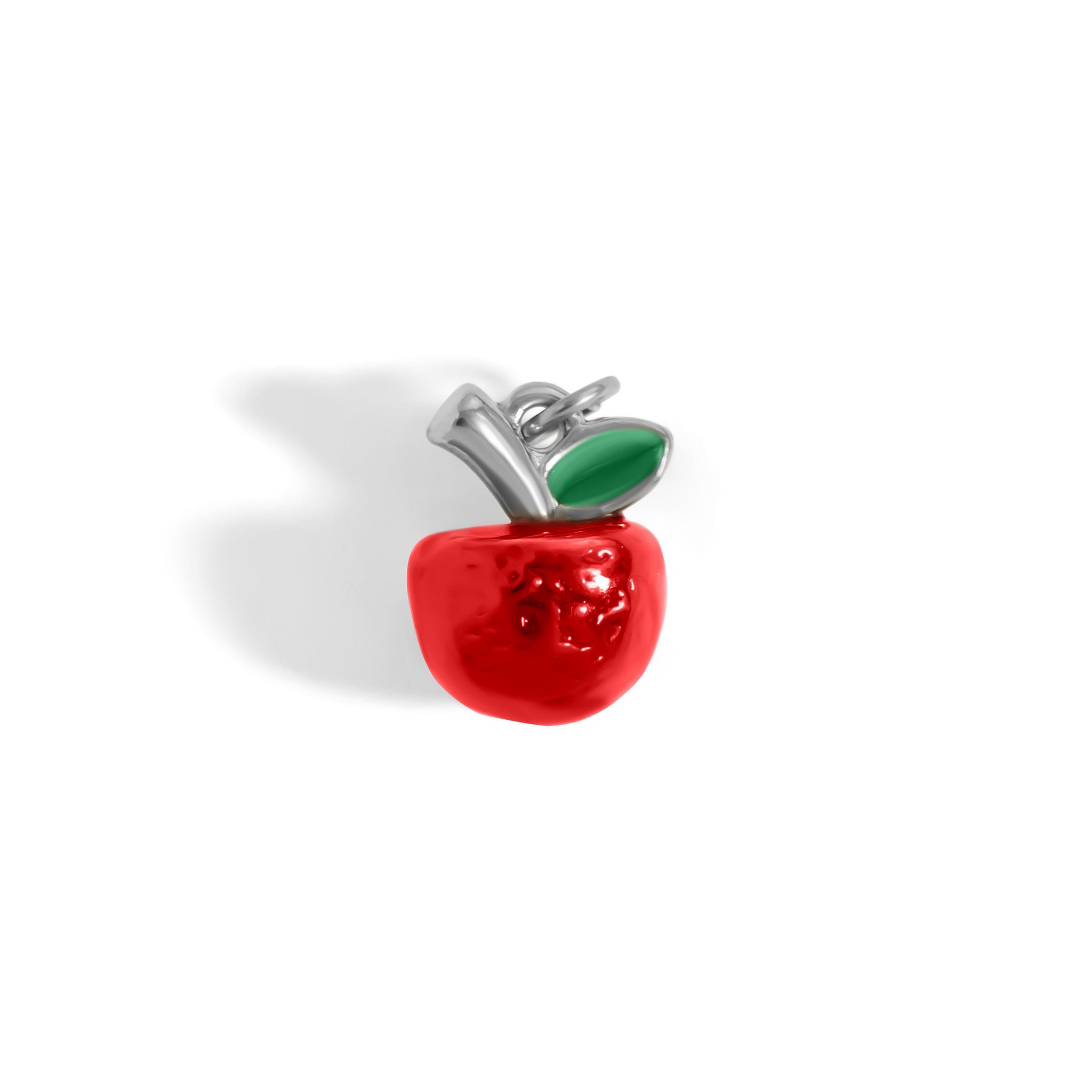 18K Gold Stainless Steel Apple Charm