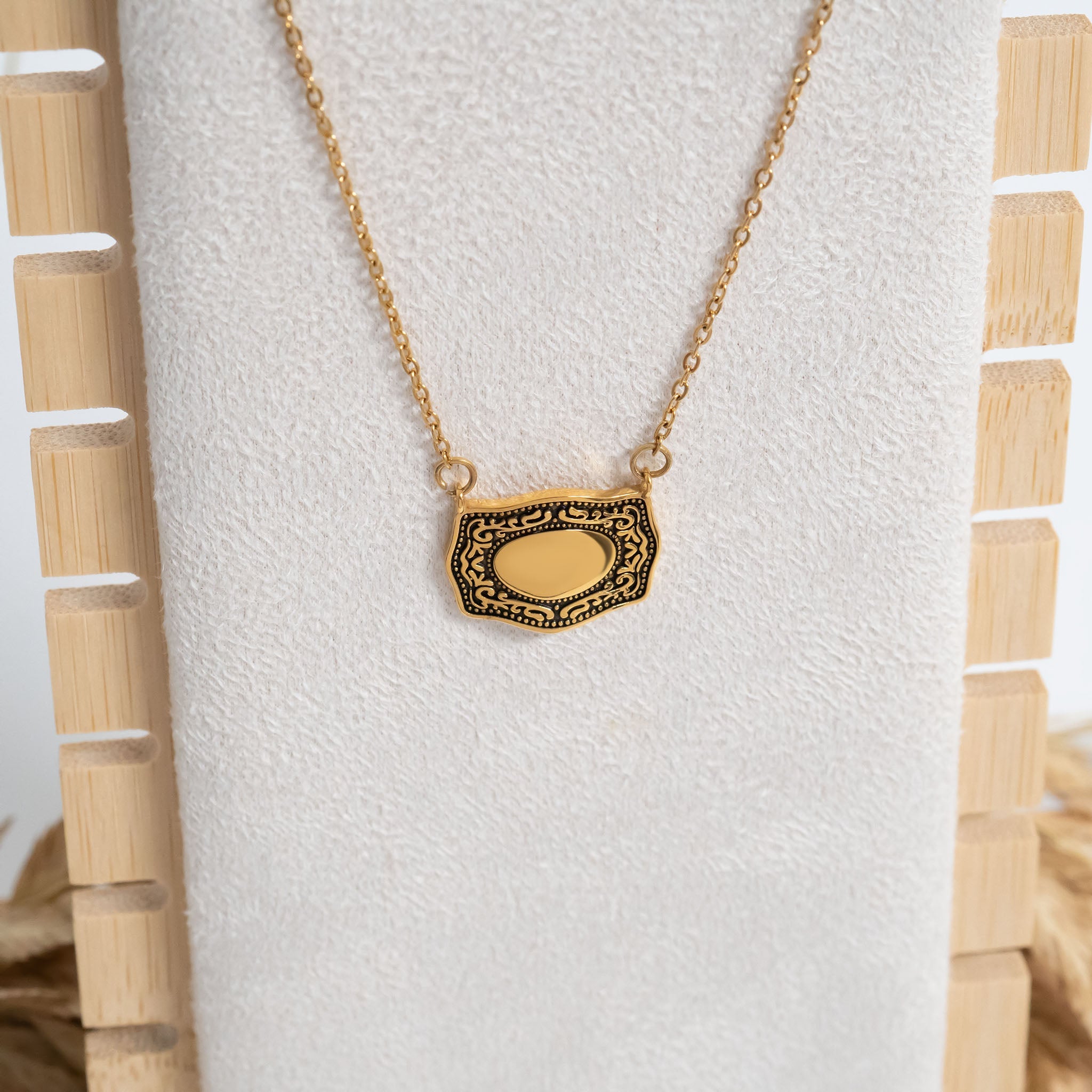 18K Gold PVD Stainless Steel Belt Buckle Charm