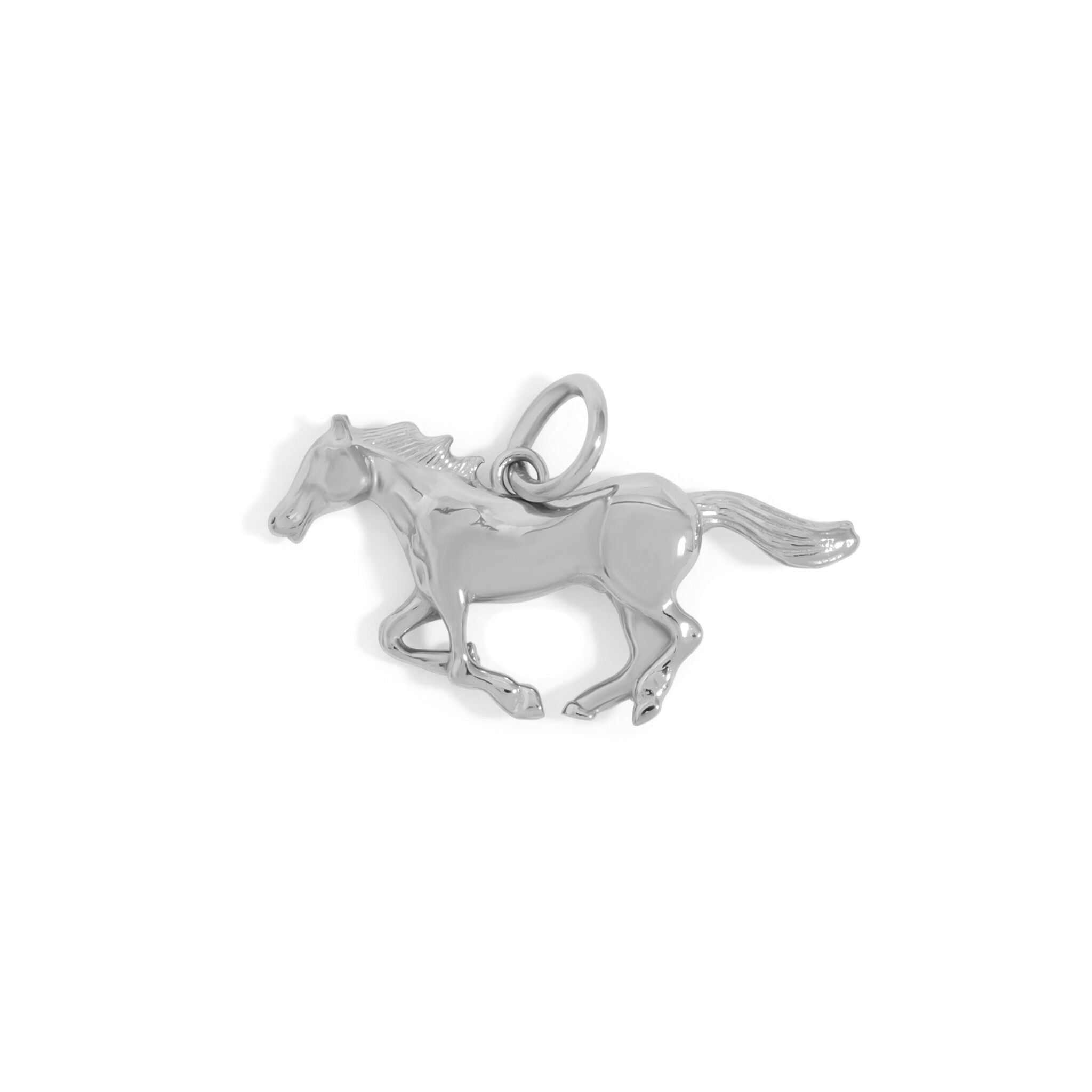 18K Gold PVD Stainless Steel Horse Charm