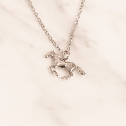 18K Gold PVD Stainless Steel Horse Charm