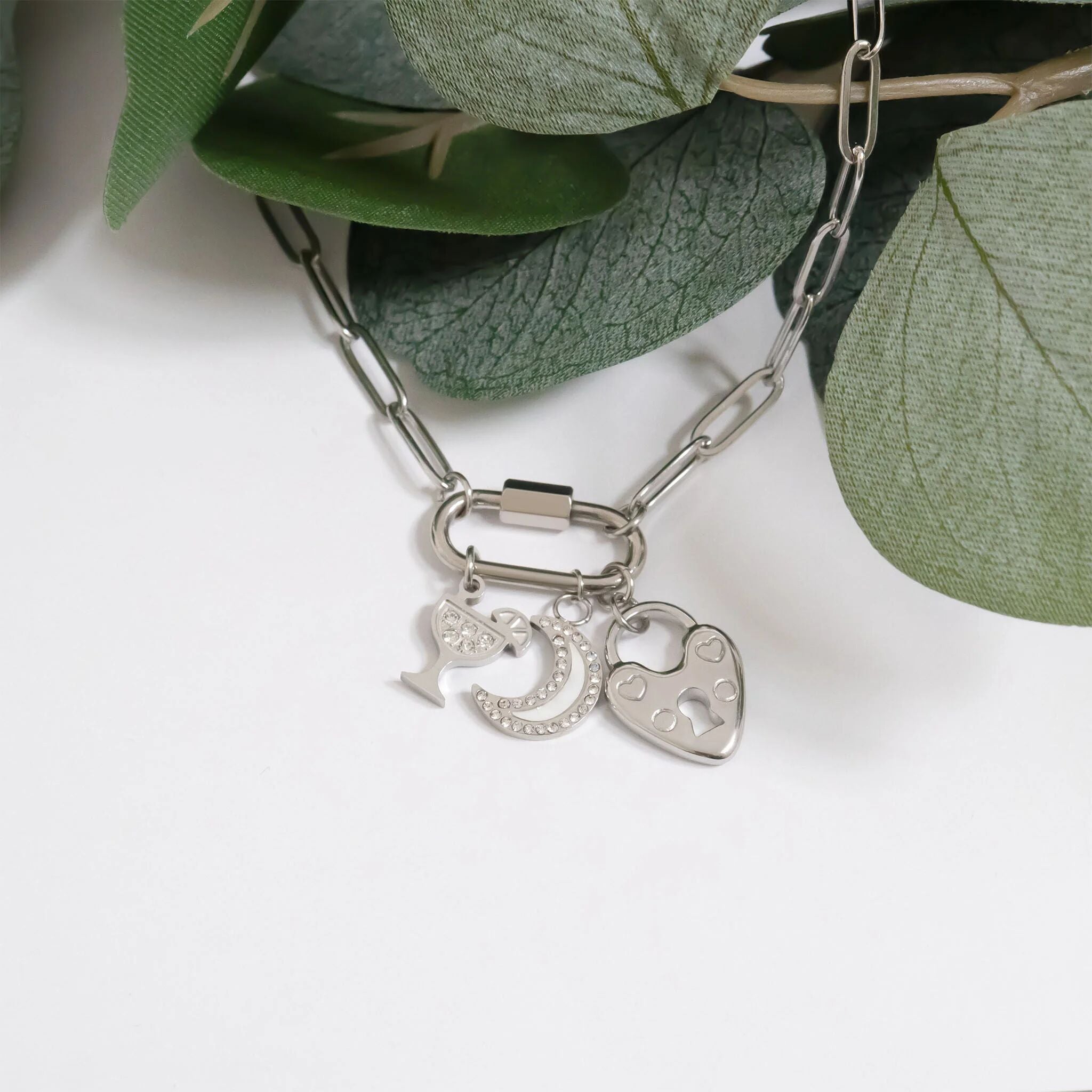 18K Gold PVD Stainless Steel Margarita Charm