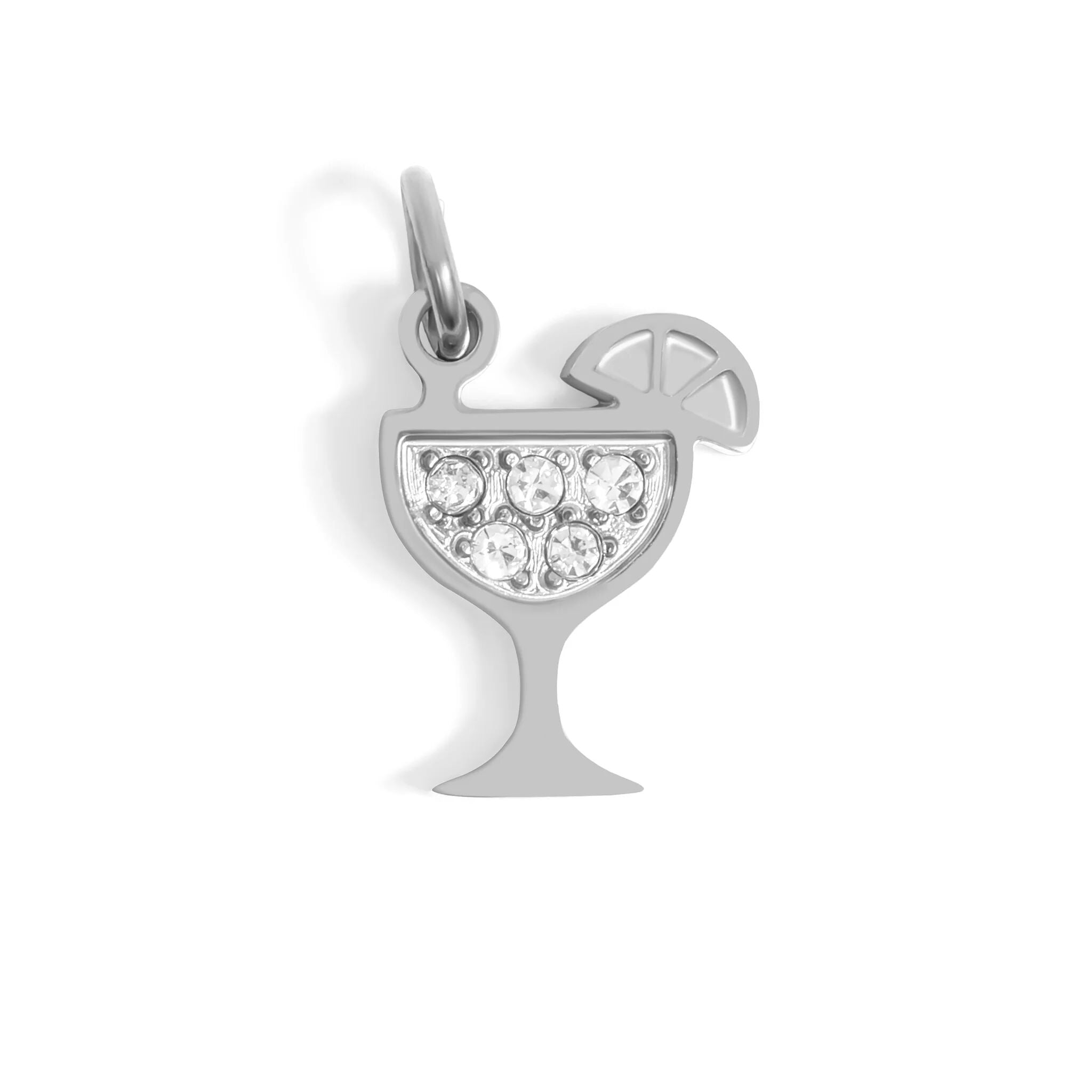 18K Gold PVD Stainless Steel Margarita Charm