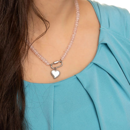 18K Gold PVD Stainless Steel Heart Charm