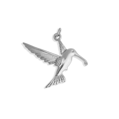 18K Gold PVD Stainless Steel Humming Bird Charm