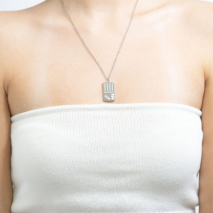 18K Gold PVD Stainless Steel Postcard Charm